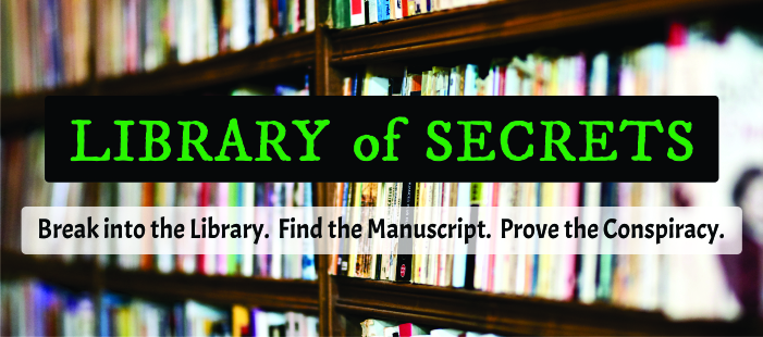 Library of Secrets Room Banner